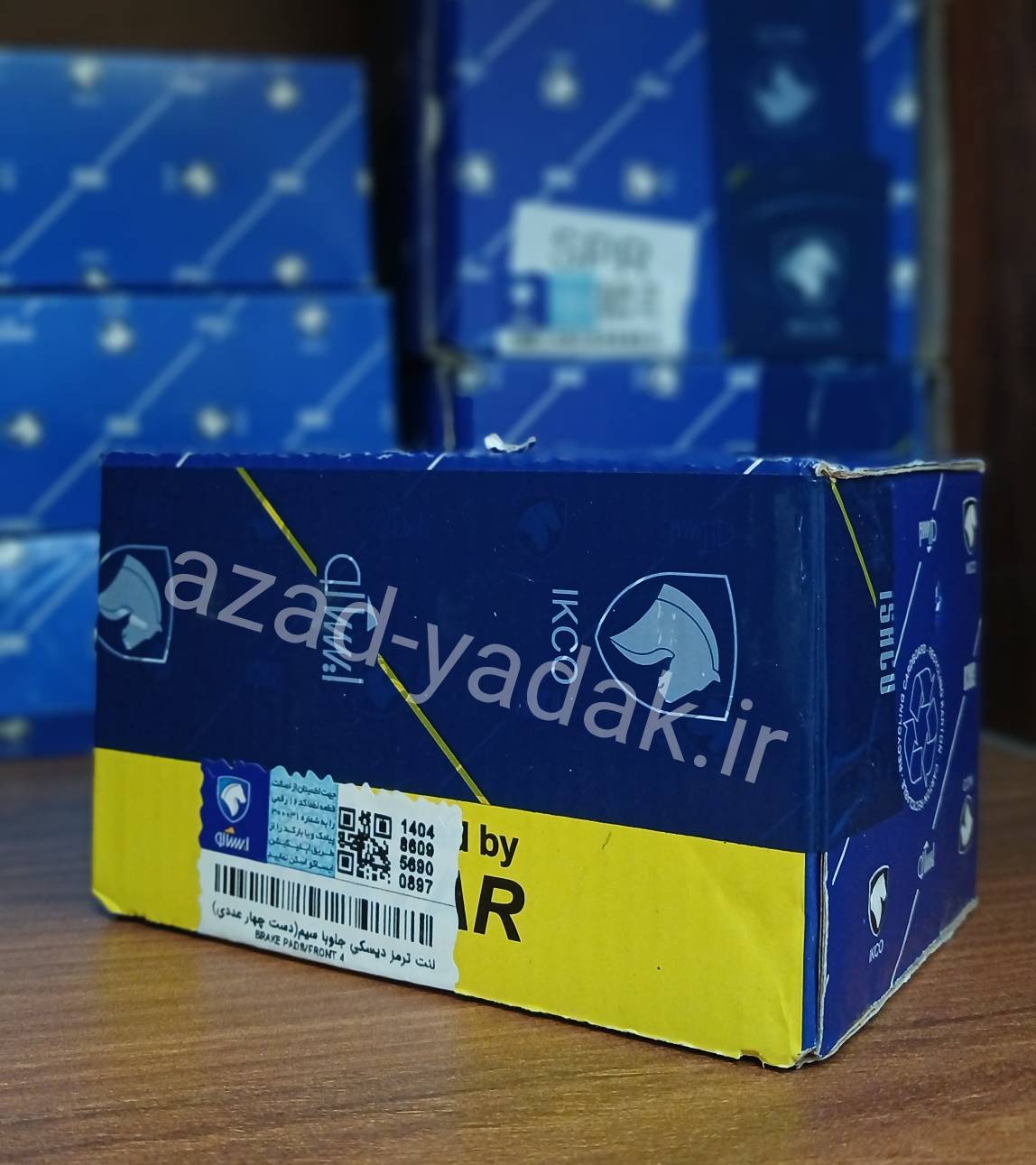 لنت ترمز دیسکی جلو پژو ۴۰۵ با سیم تکستار