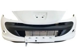 سپر جلو کامل 207HB-SD سفید 9020 بدون ضربه گیر و چراغ مه شکن